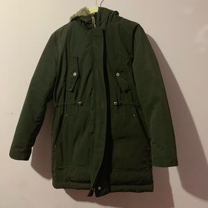 Zara Outerwear Down Rabbit Fur Coat. Offers👍